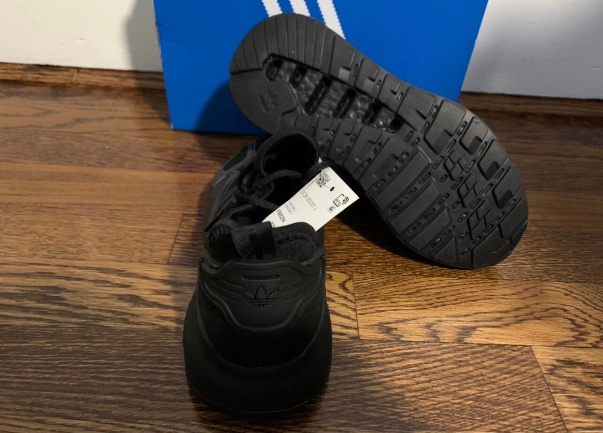 Adidas ZX 2K Boost 2.0 Youth Athletic Shoe Black Running Sneaker