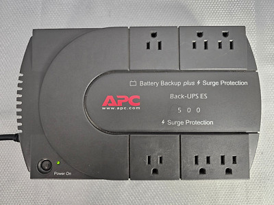 APC BE500U Battery Back-Ups Plus Surge Protection With Battery 120 V 300 W