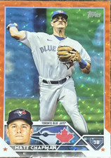 🔥MATT CHAPMAN🔥 2023 Series 1 №260 Base Orange Foil    /299 -Toronto Blue Jays-