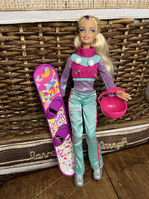Barbie 2009 I can Snowboarder Doll