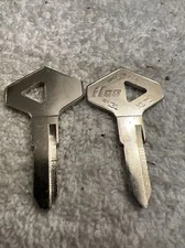 Lot Of 2 Chrysler ILCO RN31 X171 Key Blank Vintage American Motors Jeep Renualt
