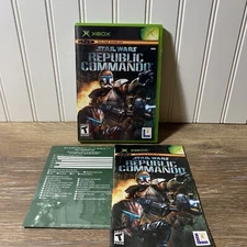 Star Wars: Republic Commando (Microsoft Xbox 2005) W/MANUAL! MAIL REG CARD!