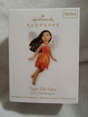 2012 Hallmark Keepsake Christmas Ornament  Tiger Lily Fairy 8th Messenger Series