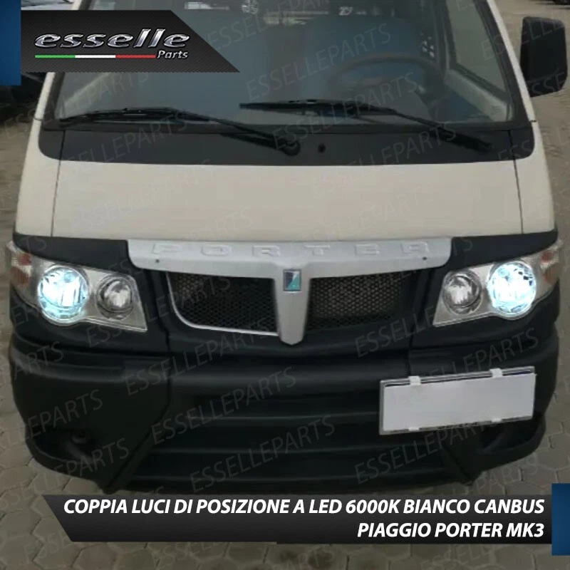 CONVERSIONE FARI LED PIAGGIO PORTER MK3 III CANBUS 6000K BIANCO GHIACCIO - Immagine 4 di 4