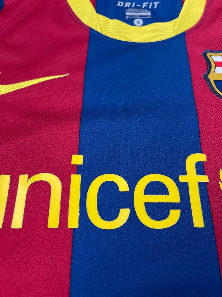 FC Barcelona #10 MESSI 2010 2011 Home Football Shirt Jersey Nike