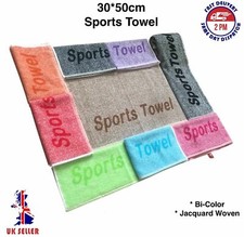 100% Cotton SPORTS Terry Towel BC, Absorbent Durable Gym Sweat, Multi-Sizes-Buy