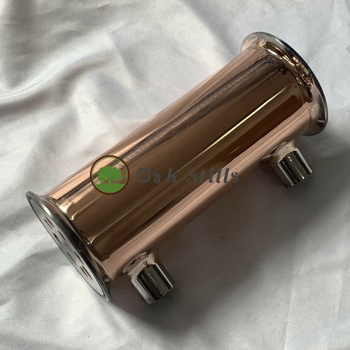 3" 4" Copper Dephlegmator Condenser for Still Alcohol Distiller Reflux