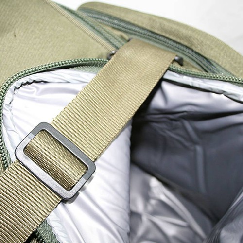 NGT Bolsa de Pesca Aislada Verde Carpa + Juego de 3 + 3 CAÑAS Y CARRETES INVENTADOS - Imagen 3 de 3