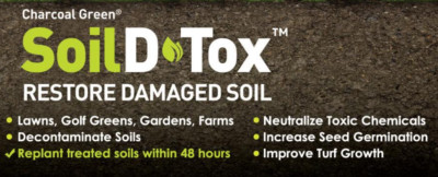 12lb Box Charcoal Green  Soil D Tox  POWDER (Wood-based)