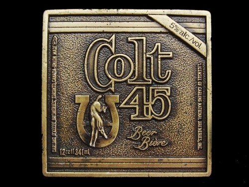 MI25168 VERY COOL VINTAGE 1978 **COLT 45** BEER BE