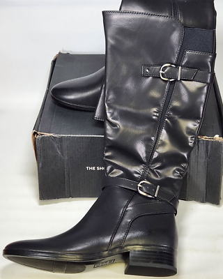 Size Naturalizer Sahara Riding Boots Black