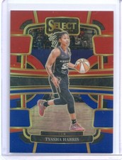 2024 Panini Select WNBA TYASHA HARRIS #31 RED & BLUE PRIZM #13/399 SUN