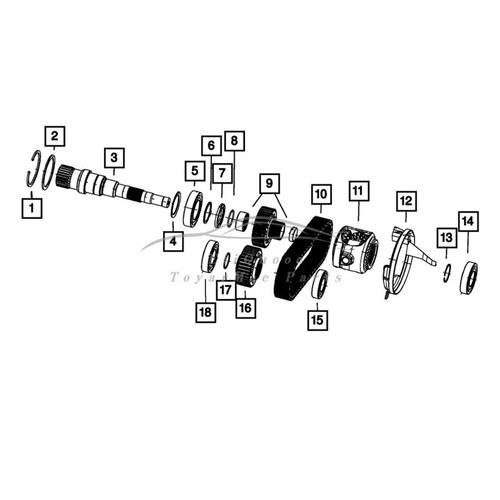 Transfer Case Drive Chain For 2011-2016 Dodge Durango Jeep Grand Cherokee 3.6L - Picture 10 of 15