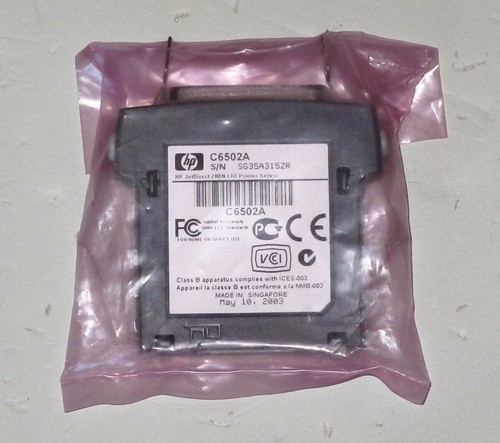 Genuine HP JetDirect 200N LIO Printer Server C6502A (Centronics) - NEW & Sealed