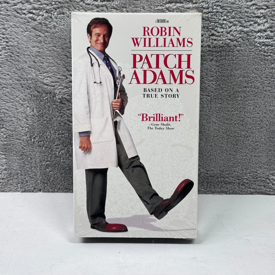 Patch Adams (VHS, 1999) Factory Watermark Robin Williams True Story 1999 - Image 2 of 4