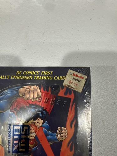 1996 Skybox DC Comics Outburst Firepower factory SEALED BOX - 36 Packs - Picture 3 of 3