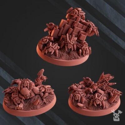 3er Set Bot Schwärme Dakka Dakka Store/Sci-Fi/Tischplatte Miniatur
