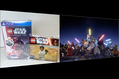 LEGO Star Wars: The Skywalker Saga Deluxe Edition w/ Blue Milk PS4/5 + Bonus Fig