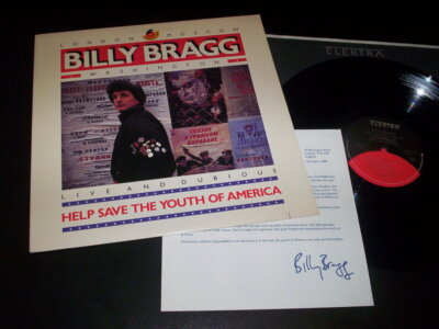 Billy Bragg ''Help Save The Youth Of America EP: Live And Dubious'' MLP Elektra 