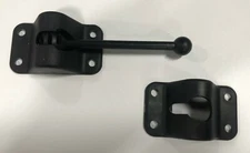 4 Inch Enclosed Cargo Trailer Door Hold Back - Black