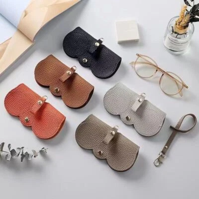 Gläser Fall Weiche Sonnenbrille Aufbewahrungstasche Brillentasche Box PU Leder - Bild 1 von 4