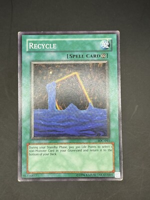 yugioh recycle spell cards Amazon.com: Yu-Gi-Oh! - Recycle (IOC-041) - Invasion of Chaos - Unlimited  Edition main image 1