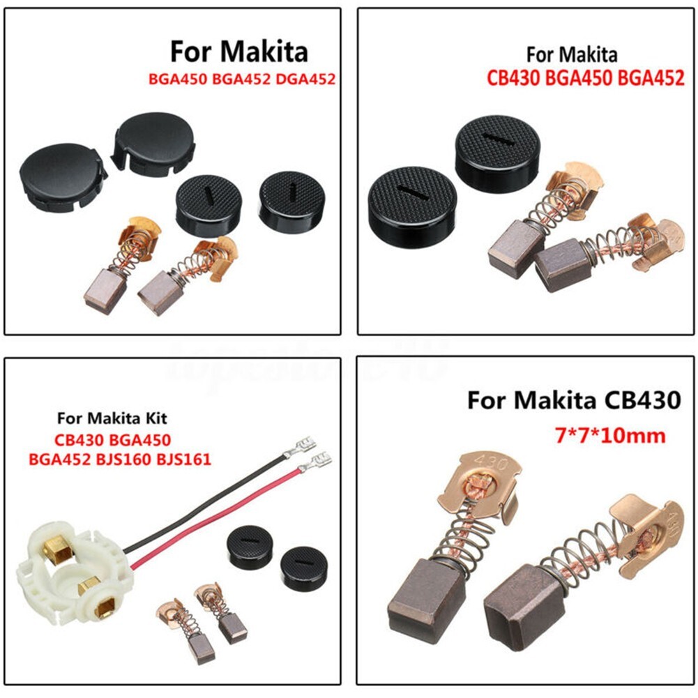 ZVD- Set Portaspazzole In Carbone Per Makita 638921-2 Cb430