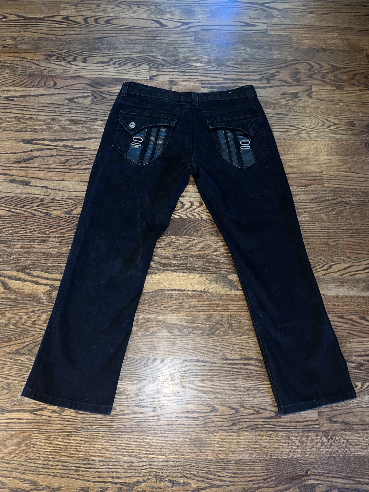 Route 66 Jeans 35x28 Black Slim Straight Denim Mens - View 7