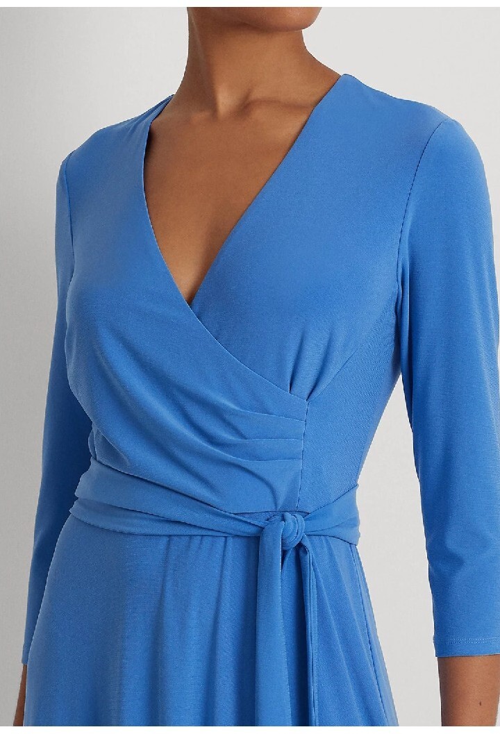 Ralph Lauren★Surplice Jersey Dress Lauren Ralph Lauren Women's Surplice Jersey Dress 'New