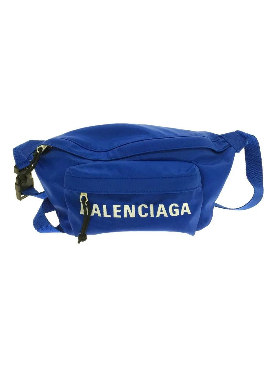 Balenciaga wheel belt pack waist bag blue 533009/4170/X/002123 | eBay