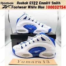 Reebok ES22 Emmitt Smith Footwear White Blue 100032754 Men's Size