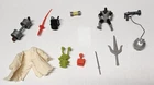Vintage TMNT Mini Playset Parts & Accessory Lot Teenage Mutant Ninja Turtles