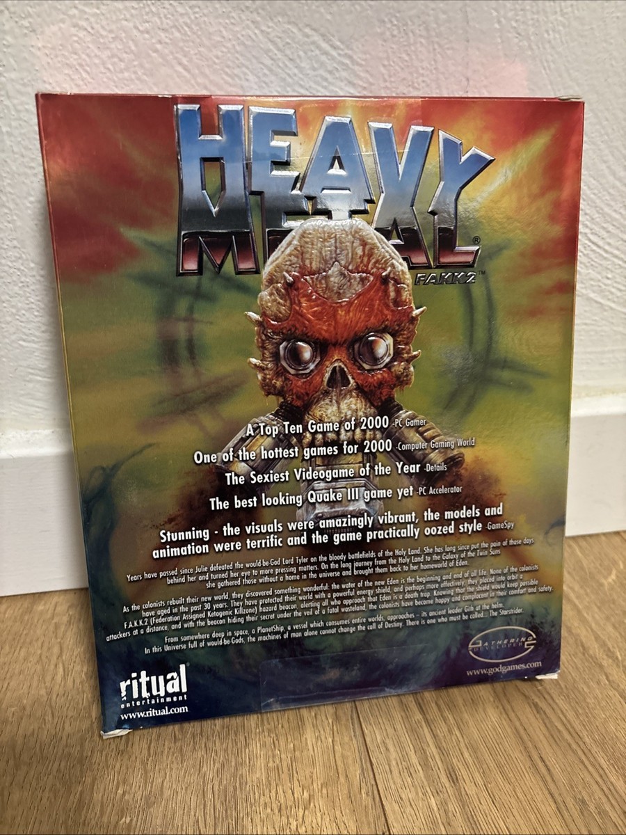 Heavy Metal Fakk2 Ritual Entertainment PC Cd-rom for sale online
