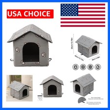 Outdoor Cat House, Cat Houses for Outdoor Cats, Weatherproof Warm and Insulat...