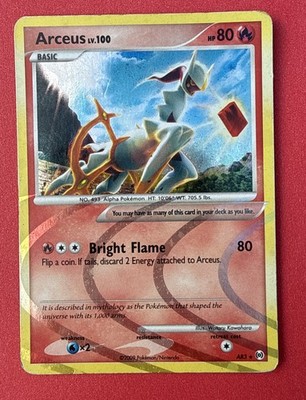 Arceus Lv.100 AR3 Pokemon TCG Arceus Holo Rare
