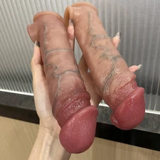 Realistic Male Penis Extension Extender Sleeve-Cock Sheath Girth Enhancer-Condom