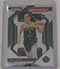 2024 Panini WNBA Monopoly Prizm #WNBA26 Nika Muhl Rookie Card