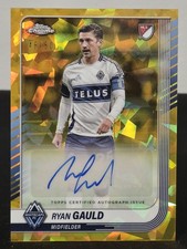 Ryan Gauld 2025 Topps Chrome Sapphire MLS #CA-RG Autographs Gold #/50 Auto
