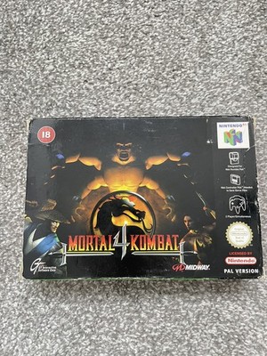 Mortal Kombat 4 Nintendo 64 N64 PAL - Nur Verpackung und Anleitung