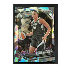Kiah Stokes #58 FREE SHIPPING Las Vegas Aces Cracked Ice Panini 2025 Prizm WNBA