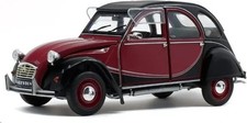 1982 Citroen 2 CV Charleston Black/Bordeaux in 1:18 scale by Solido