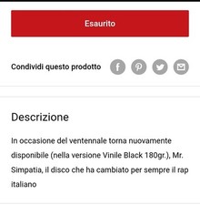 Fabri fibra mr simpatia Acquisti Online su