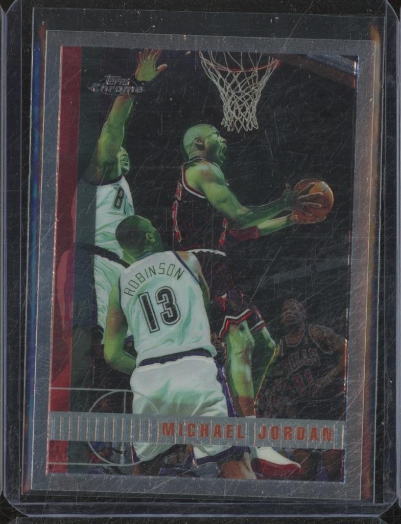 Michael Jordan 1997 Topps Chrome #123 Base Price Guide - Sports