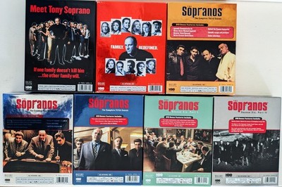 The Sopranos DVD Box Sets, Complete Seasons 1, 2, 3, 4, 5 & 6