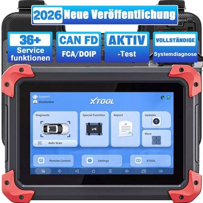 2026 XTOOL D7 Profi KFZ OBD2 Diagnosegerät Scanner ALLE System ECU Codierung Neu