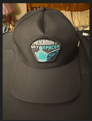 Cybercriminals Get Spaced SNAPBACK BASEBALL HAT CAP BLACK (NEW)