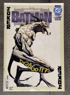 Absolute Batman #15 Cover A Signed By Nick Dragotta NM 1st Print