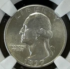 1937 D Washington Silver Quarter BU ~ 26110