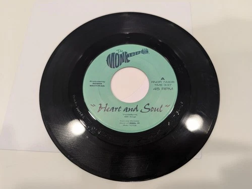 Monkees "Heart And Soul / MGBGT" Vinyl 7" Single (strong VG+ disc / play-graded)