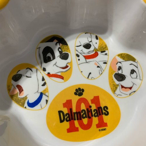 2 Piece Disney Store 101 Dalmatians Melamine 6" Width Bowl Collectibles (2008) - Picture 5 of 11